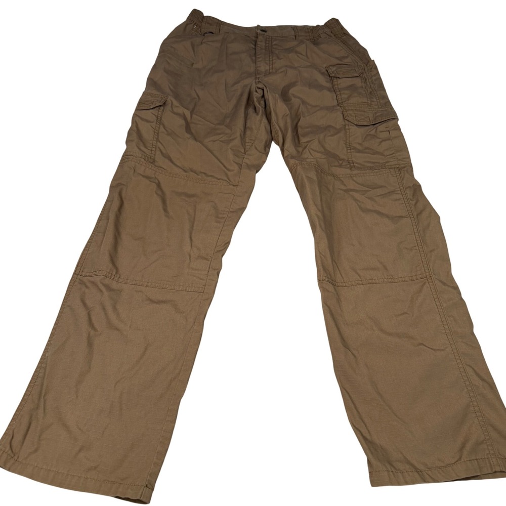 5.11 Tactical Series Mens Brown Ripstop Cargo Pants 34x34 Coyote /Brown Utility